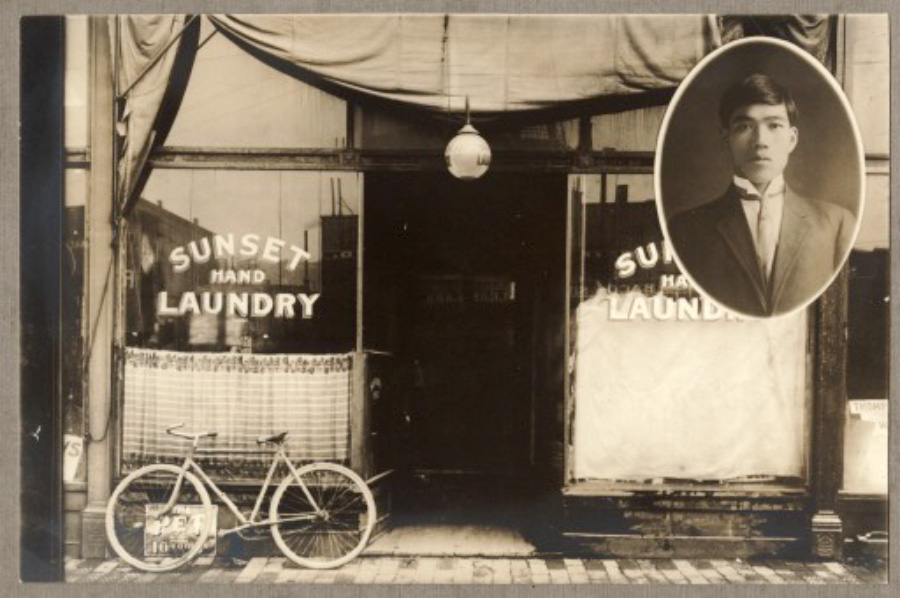 Sunset Hand Laundry a Japanese Business in Trent Alley Main Image