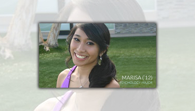 Portrait of Gonzaga Psychology Department 2012 graduate Marisa