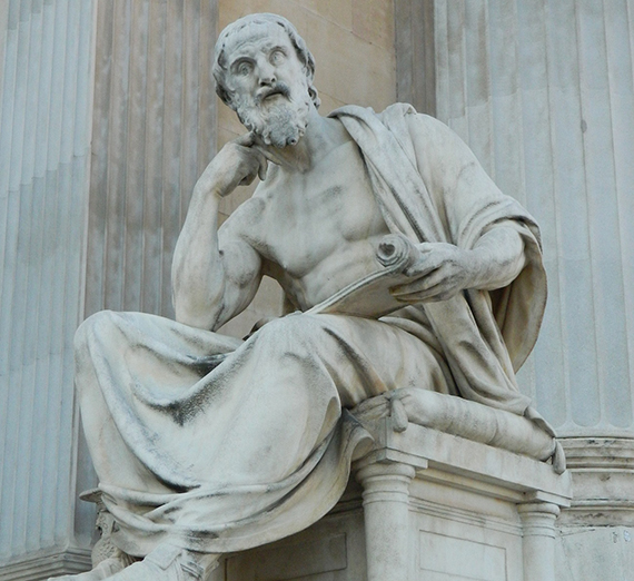 Stone Statue of Herodotus