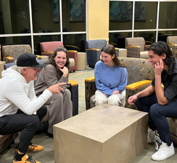 purple to blue gradient