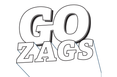 Go Zags Coloring Page