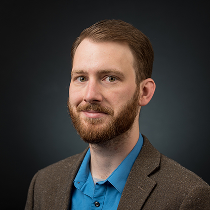 Portait of Chase Bollig, Ph.D. Assistant Professor of English