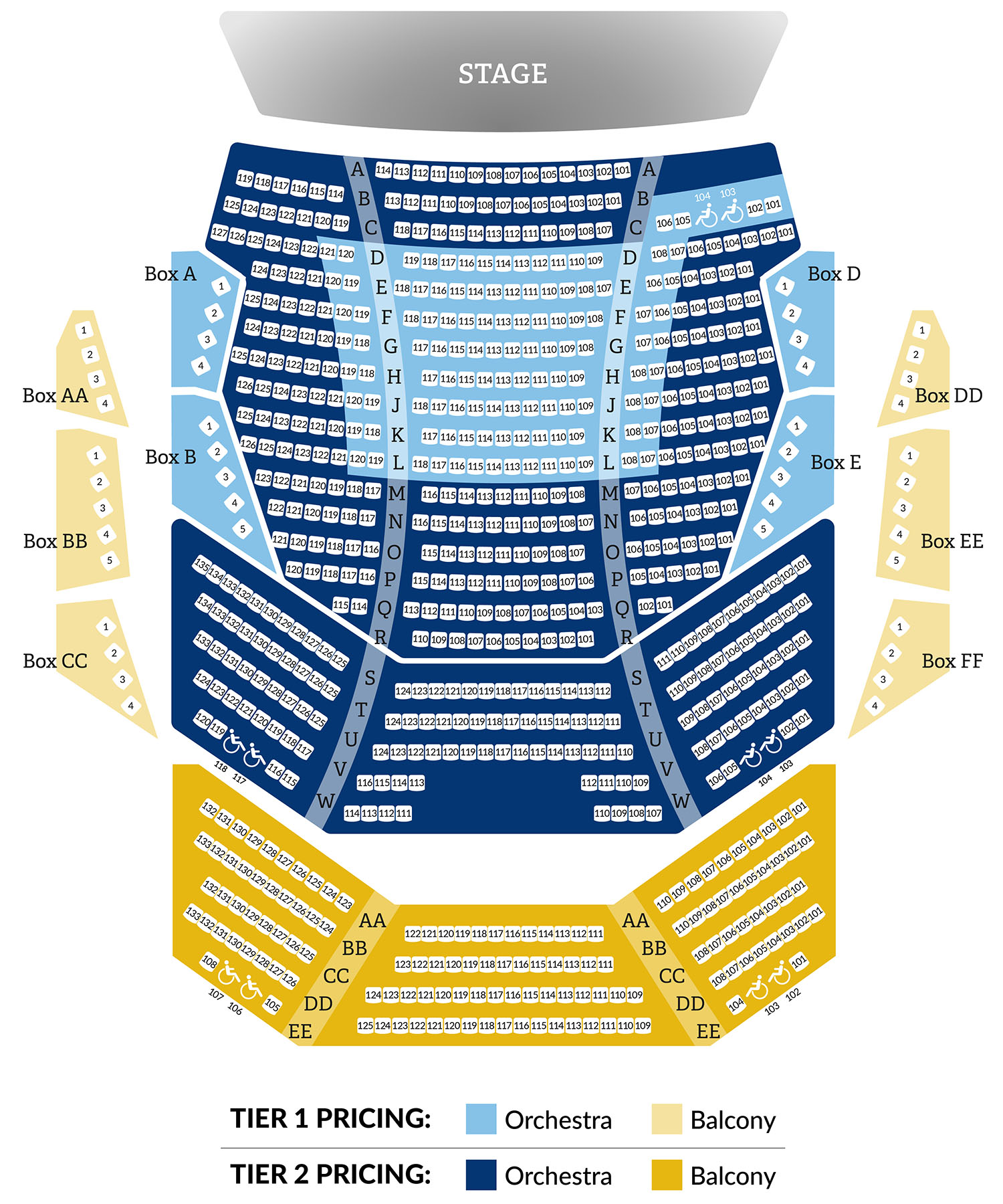 Martin Woldson Seating Chart