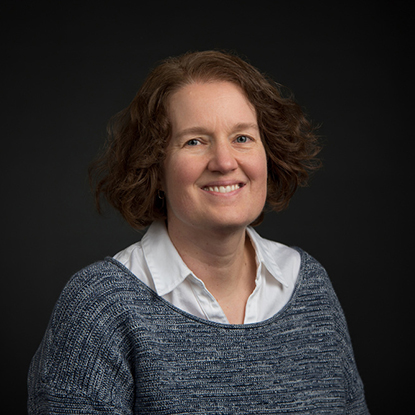 Portrait of Michelle Ghrist, Assistant Professor of Mathematics 