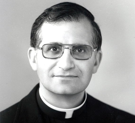Black and white image of Fr. Tony Via.  