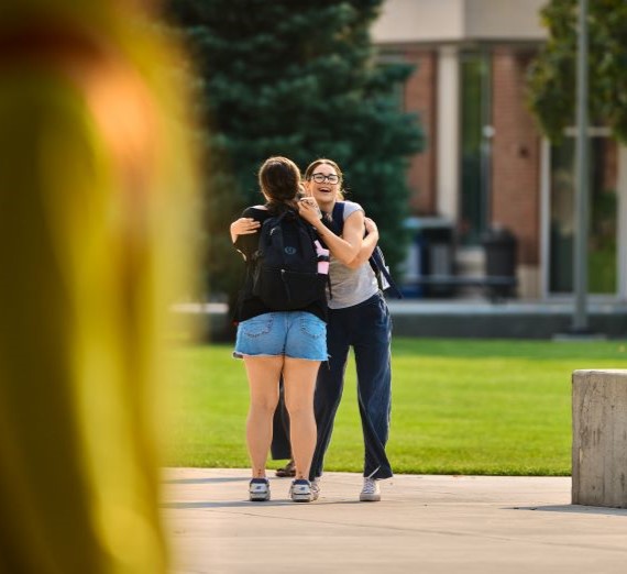 Gonzaga University student Madison Rose mentoring a middle school student