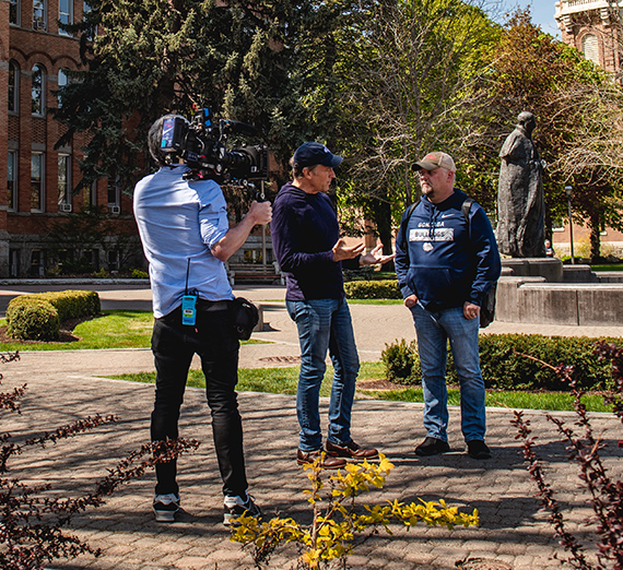 Mike Rowe and Rick Clark