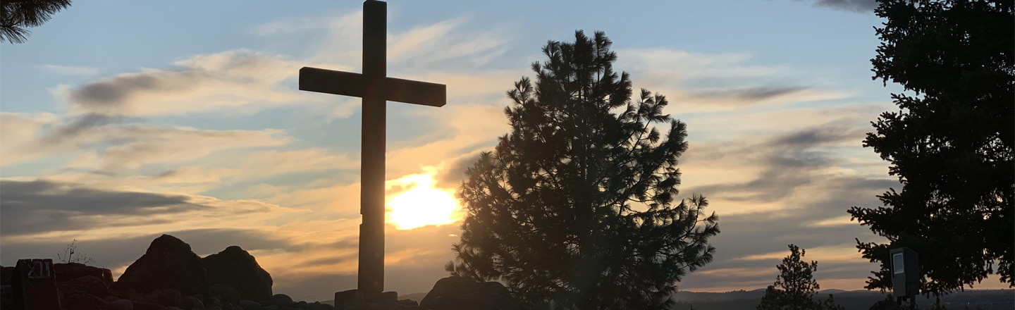 Cross on hill