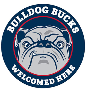 Bulldog Bucks logo Bulldog Bucks logo