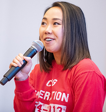 cat truong shares her story at Zag Talks cat truong shares her story at Zag Talks