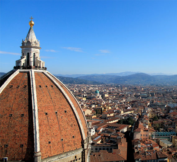The Duomo in Florence, Italy. 
