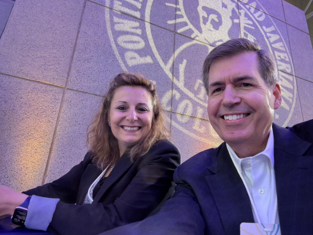Thayne McCulloh and Katia Passerini selfie Thayne McCulloh and Katia Passerini selfie