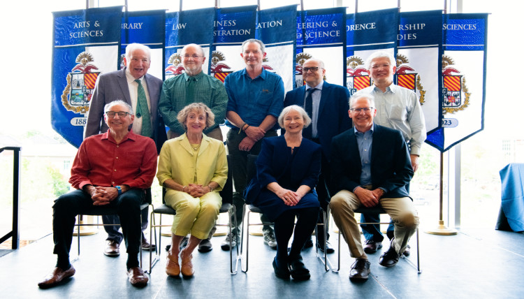 Emeritus faculty award recipients at the Faculty Recognition Celebration in May 2026