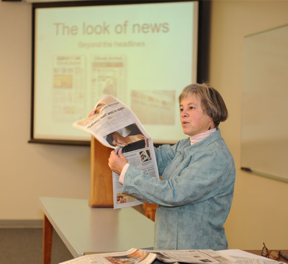  Professor lecturing