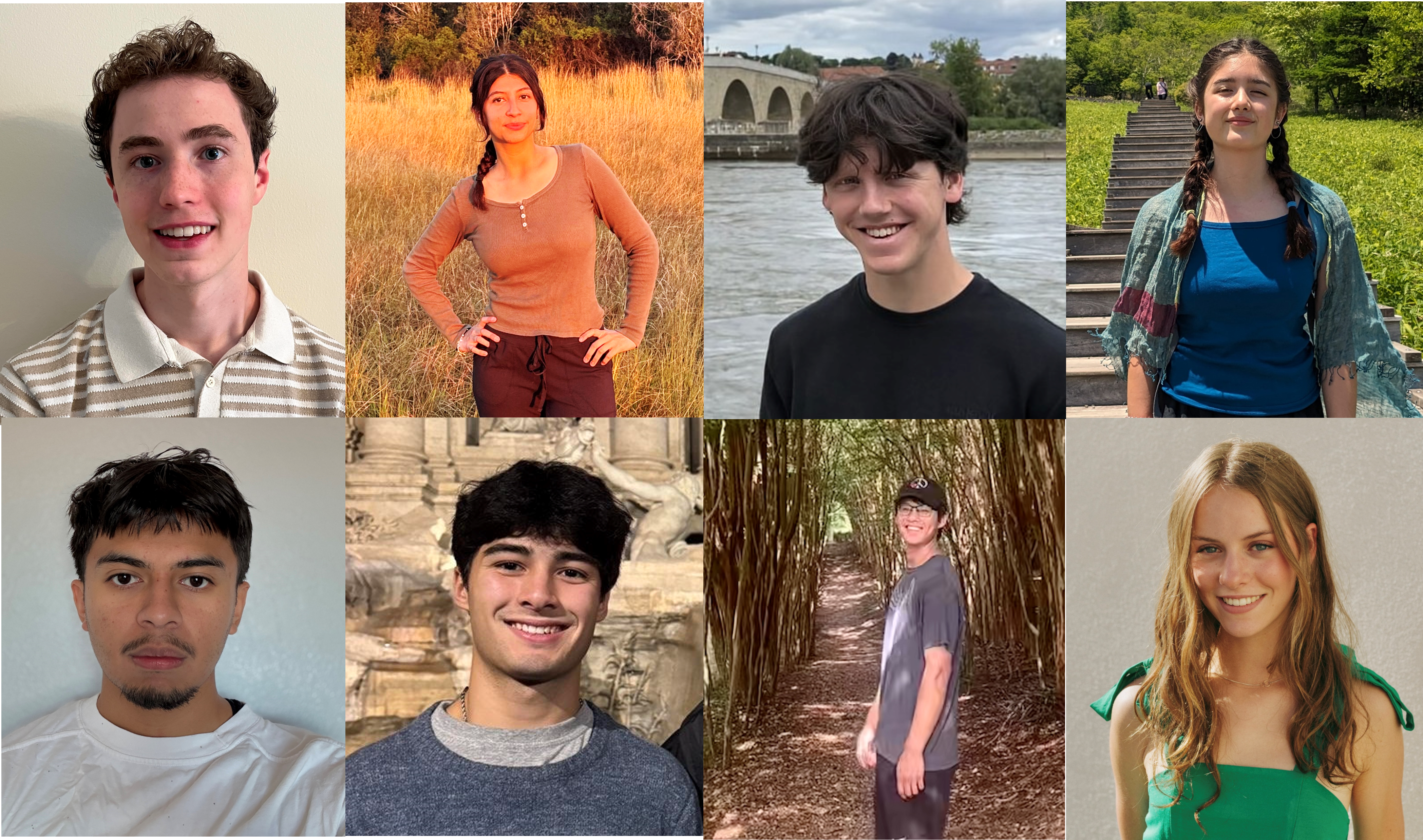 composite pic of the 8 students in the uw gu biomedical summer research program composite pic of the 8 students in the uw gu biomedical summer research program