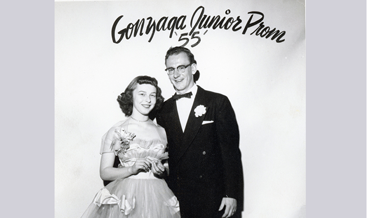 Steve Matule Gonzaga grad of 1950s with sweetheart Steve Matule Gonzaga grad of 1950s with sweetheart