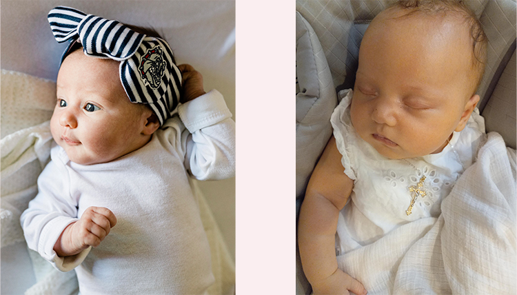 (Left) Avery Irene Marsh, (Right) Lilliane Valentina Molloy (Left) Avery Irene Marsh, (Right) Lilliane Valentina Molloy