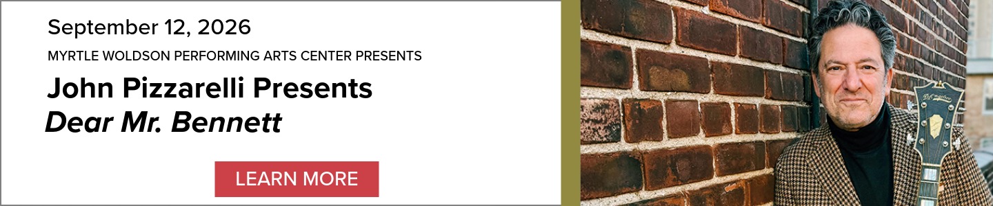 Event banner: John Pizzarelli Presents 