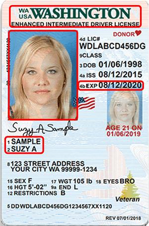 Sample of a valid government ID Sample of a valid government ID