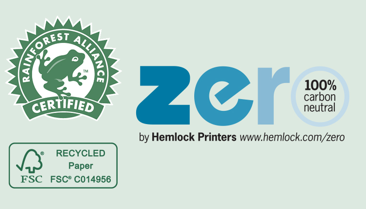 logos for FSC Rainforest and Zero logos for FSC Rainforest and Zero