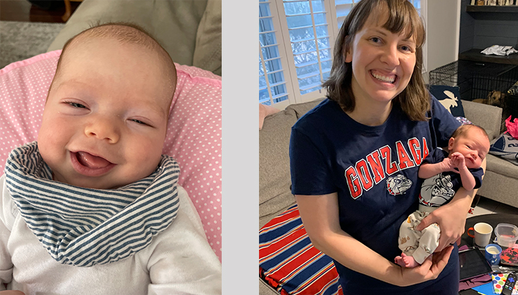 (Left) Roland David Aiello, (Right) Nelly Joy Goforth with Mom Meridith Goforth (Left) Roland David Aiello, (Right) Nelly Joy Goforth with Mom Meridith Goforth