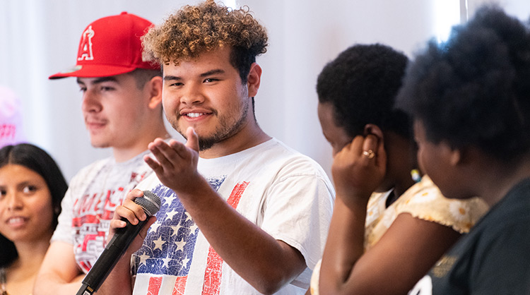 A group of students participating in Gonzaga Summer Language Program