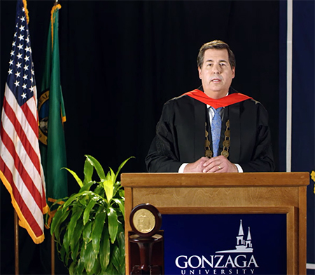 Thayne McCulloh at commencement 2020 Thayne McCulloh at commencement 2020