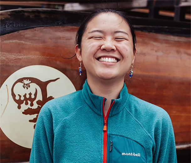 Hatsune Kubota, a Gonzaga University female student, is smiling