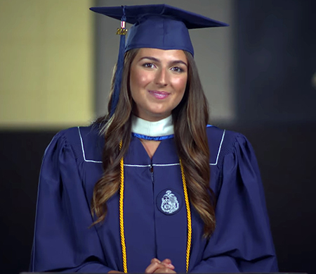 Arcelia Martin at commencement 2020 Arcelia Martin at commencement 2020