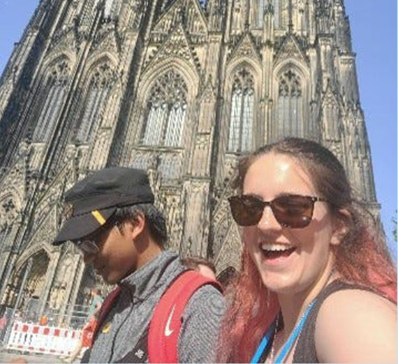 Students on tour