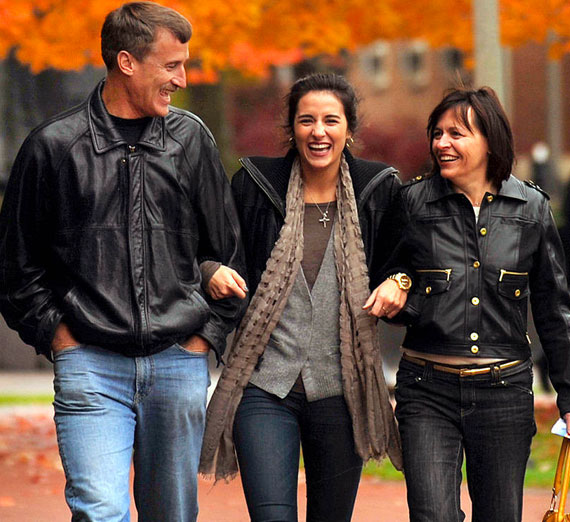 family walking family walking