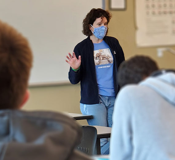 classroom faculty teaching in classroom