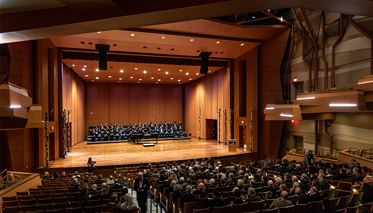 The inside of the Woldson Performing Arts Center theater. The inside of the Woldson Performing Arts Center theater.