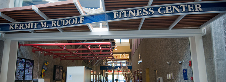 Entrance to Rudolf Fitness Center. Entrance to Rudolf Fitness Center.