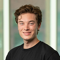 Headshot of Evan Nessen, GU student. Headshot of Evan Nessen, GU student.