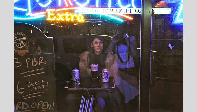 woman at bar woman at bar