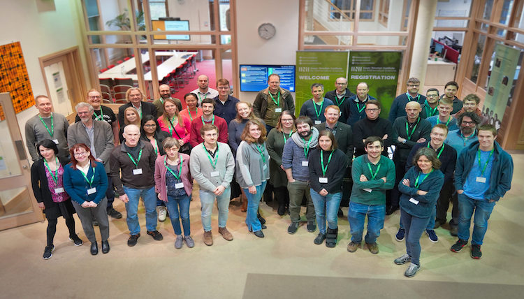 Colleagues at Mathematical Tomography Conference at Cambridge. Colleagues at Mathematical Tomography Conference at Cambridge.