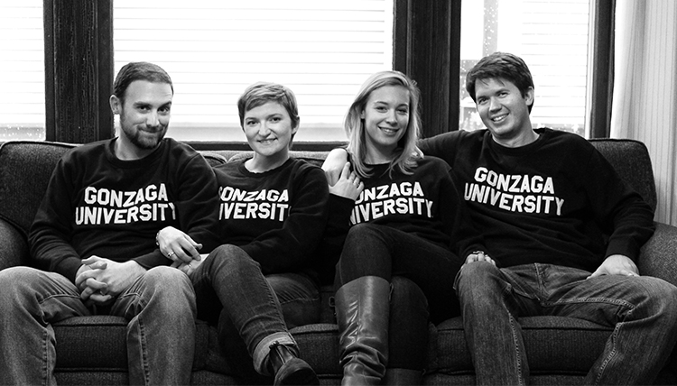 four gonzaga grads gather as friends four gonzaga grads gather as friends