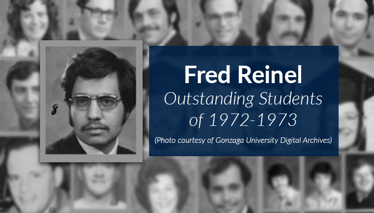 Fred Reinel, Outstanding student of 1972-1973 Fred Reinel, Outstanding student of 1972-1973