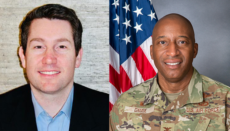 Image of left: ’11 Reedy Berg and right: ’12 M.A. Corey Gause. Image of left: ’11 Reedy Berg and right: ’12 M.A. Corey Gause.