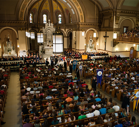 Academic Convocation at St. Aloysius Church