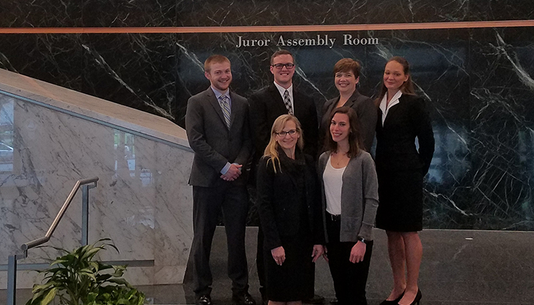 Group photo of Gonzaga Law's NAAC moot court teams 2018 Group photo of Gonzaga Law's NAAC moot court teams 2018