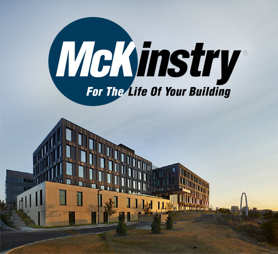Catalyst building with the McKinstry logo above, for the life of your building