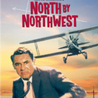 tt-North-by-Northwest-Film-Poster.jpg Cary Grant running with a plane flying low behind him and the movie title North by Northwest in red at the top.