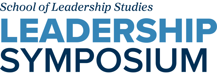 Decorative image. School of Leadership Studies Leadership Symposium Decorative image. School of Leadership Studies Leadership Symposium