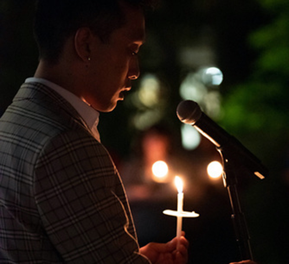 Speaker at Gonzaga rally for solidarity
