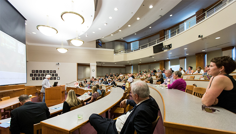 Filled Gonzaga Law courtroom Filled Gonzaga Law courtroom