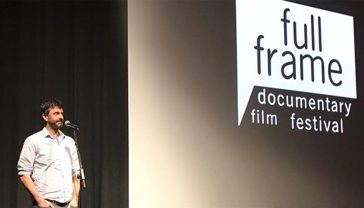 Matt McCormick presents at film festival Matt McCormick presents at film festival