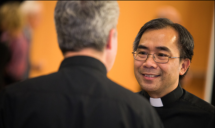 Jesuit gathering. Jesuit gathering.