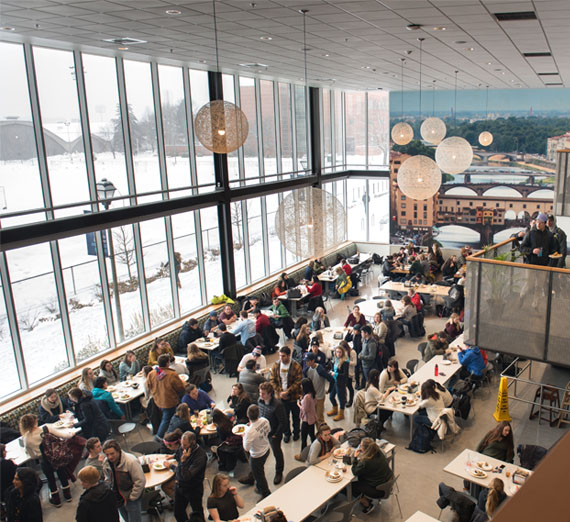dining hall area 